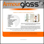 Screen shot of the Armour Glass website.