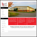 Screen shot of the North West Roller Services Ltd website.