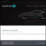 Screen shot of the Glasweld(York) website.