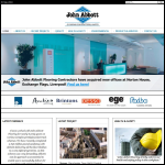 Screen shot of the John Abbott (Flooring Contractors) Ltd website.