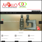 Screen shot of the Apollo Construction Products website.
