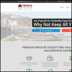 Screen shot of the Harbron Recruit Ltd website.