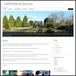 Screen shot of the Uphill Sales & Services website.