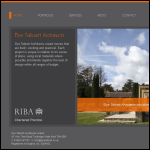 Screen shot of the Dye Tabrett Architects Ltd website.