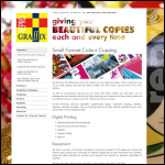 Screen shot of the Repro Graffix Ltd website.