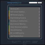 Screen shot of the Montage Marketing Ltd website.