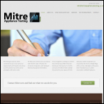 Screen shot of the Mitre Appliance Testing website.