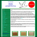 Screen shot of the Dovedale Fencing Supplies website.