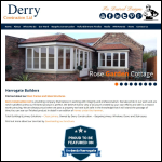 Screen shot of the Derry Construction Ltd website.