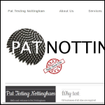 Screen shot of the Pat-nottingham website.