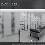 Screen shot of the Carrington Architectural Joiners Ltd website.
