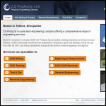 Screen shot of the C S Products Ltd website.