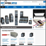 Screen shot of the Swift Electrical Supplies (Bury) Ltd website.