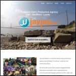 Screen shot of the Jayjay Media website.