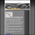 Screen shot of the Deltamak Ltd website.