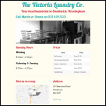 Screen shot of the Victoria Laundry Sidmouth Ltd website.
