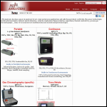 Screen shot of the H N U Systems Ltd website.
