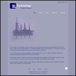 Screen shot of the Xl Technology Ltd website.