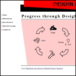 Screen shot of the Desighn Ltd website.