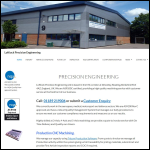 Screen shot of the Loftlock Precision Engineering Ltd website.