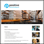 Screen shot of the Positive Business Development website.