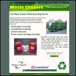 Screen shot of the Bradford Waste Chasers Ltd website.