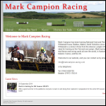 Screen shot of the Mark Campion website.