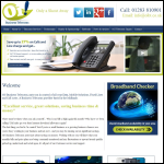 Screen shot of the Oi! Business Telecoms Ltd website.