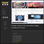 Screen shot of the Roarr website.