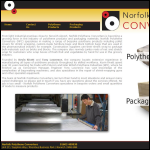 Screen shot of the Norfolk Polythene Converters Ltd website.