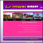 Screen shot of the Dodgems Direct & Fun Fair Hire website.