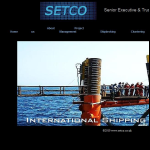 Screen shot of the Setco website.