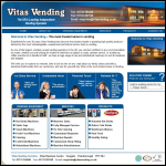 Screen shot of the Vitas Vending website.