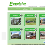 Screen shot of the Excelsior Pest Control website.