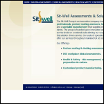 Screen shot of the Sit-well Ltd website.