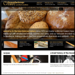 Screen shot of the The Breadwinner Bakery Ltd website.