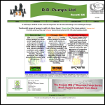 Screen shot of the D R Pumps Ltd website.