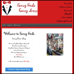 Screen shot of the Fancy Freds website.
