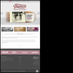 Screen shot of the Thomas's Bakery website.