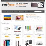 Screen shot of the Smart Tech website.