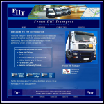 Screen shot of the Forest Hill Transport website.