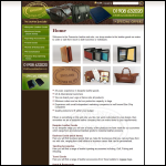 Screen shot of the Towcester Leather Co Ltd website.