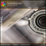 Screen shot of the Kaleidoscope Framing Ltd website.