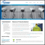 Screen shot of the Ts Security Solutions Ltd website.