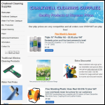 Screen shot of the Chalkwell Cleaning Supplies website.