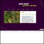 Screen shot of the Josh Ward Garden Design website.