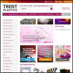 Screen shot of the Trent Plastics Fabrications Ltd website.