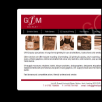 Screen shot of the Gfm Display website.