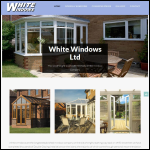 Screen shot of the White Windows website.