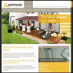 Screen shot of the Peninsula Windows Ltd website.